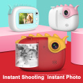 Touch Fun Instant Print Camera for Kids Camera Toy Camera with Print Paper Cartoon Sticker Screen Touch